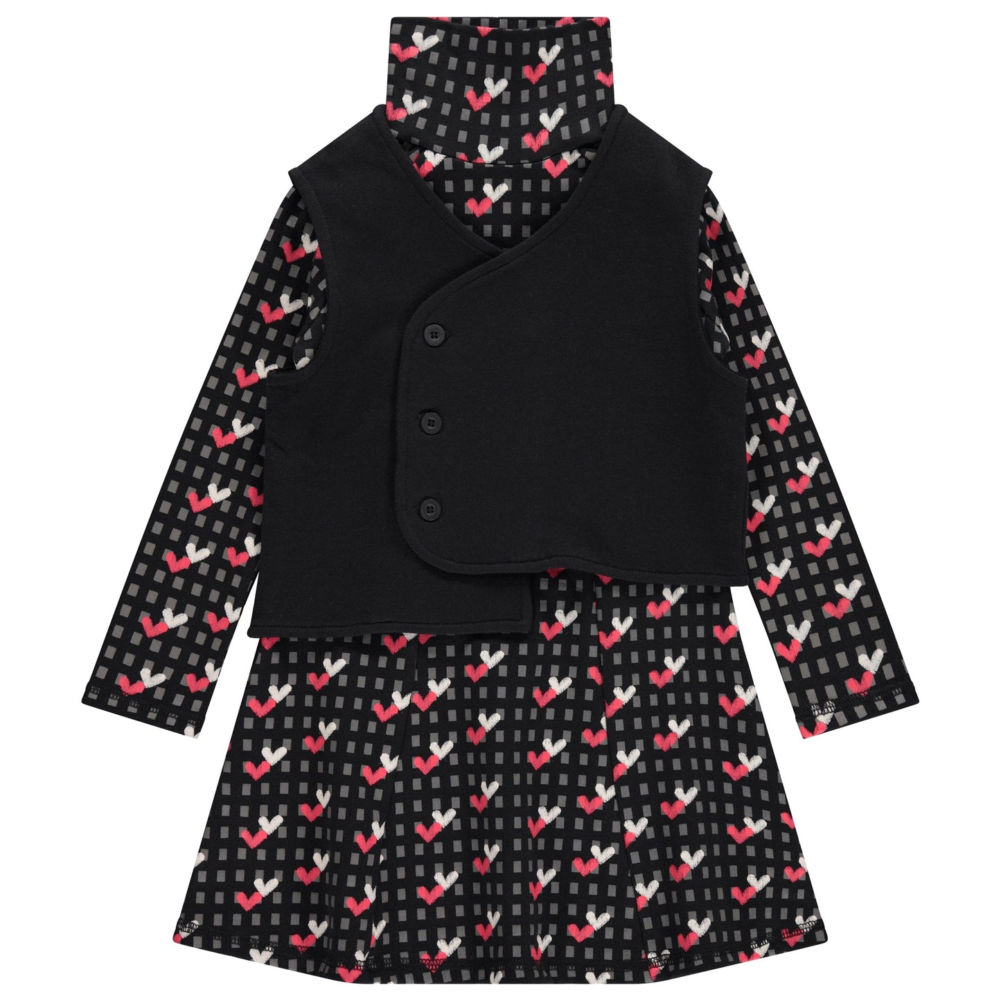Turtleneck Swing Dress