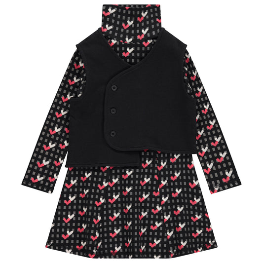 Turtleneck Swing Dress