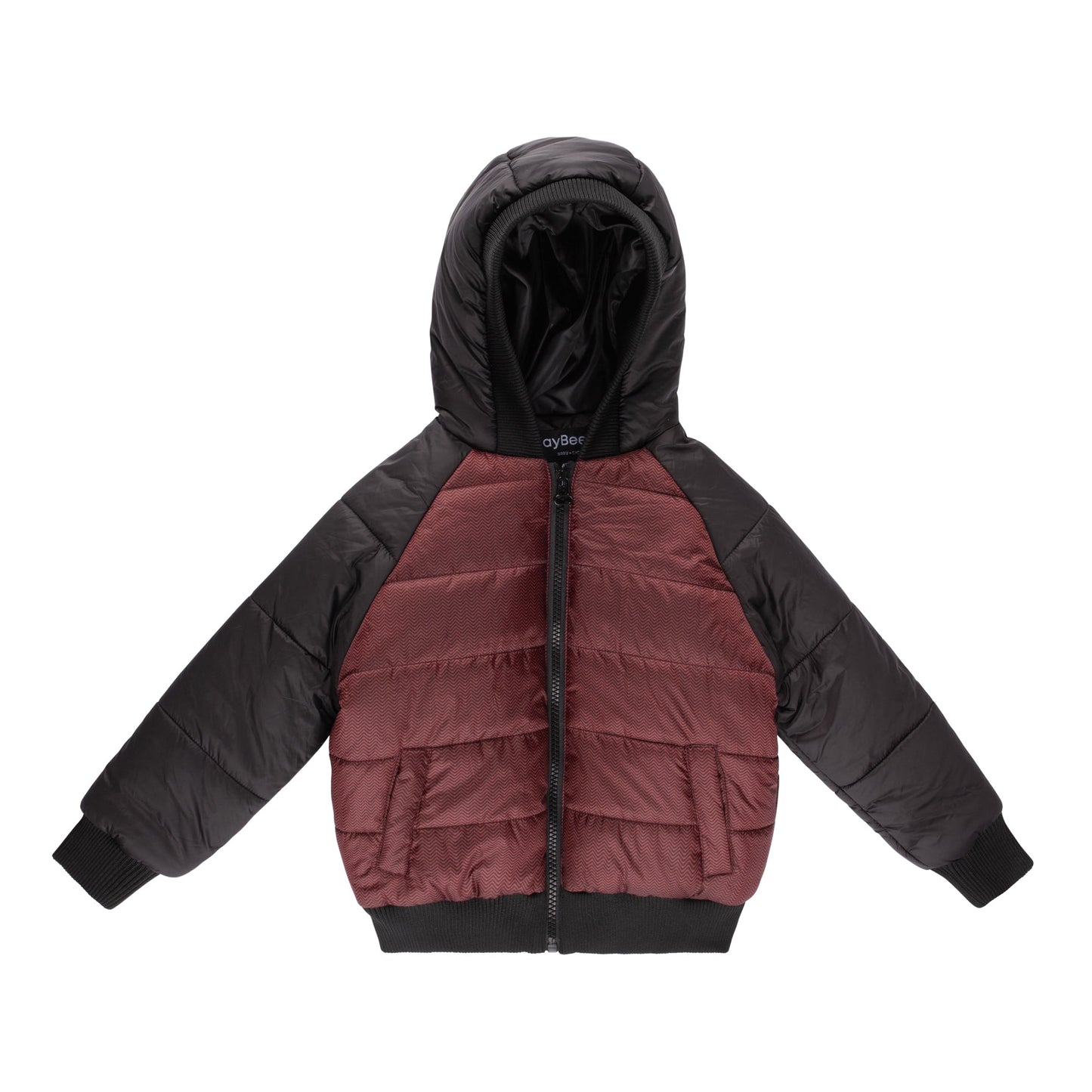 Herringbone Hooded Bomber