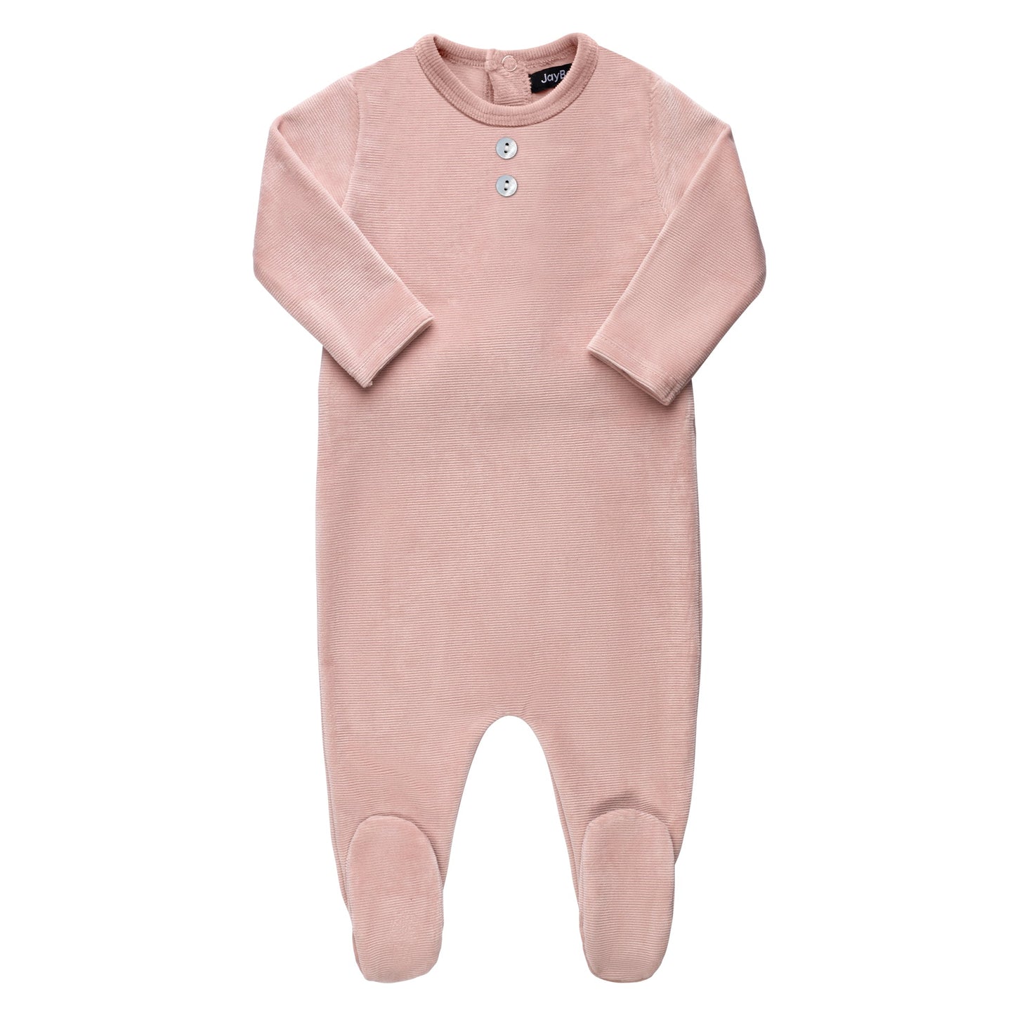 Velvet Ribbed Footie