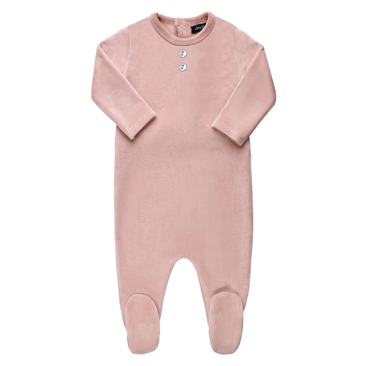 Velvet Ribbed Footie