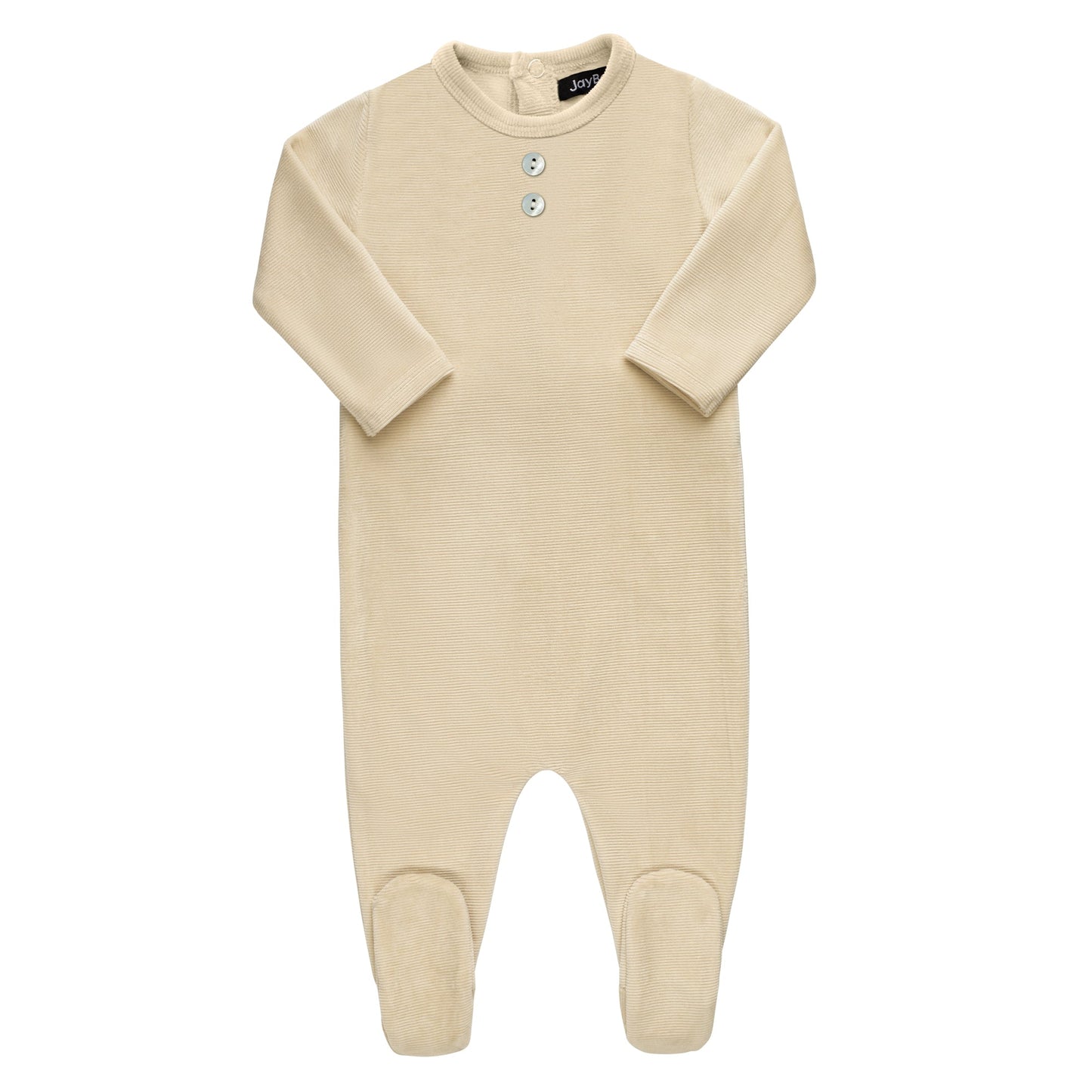 Velvet Ribbed Footie