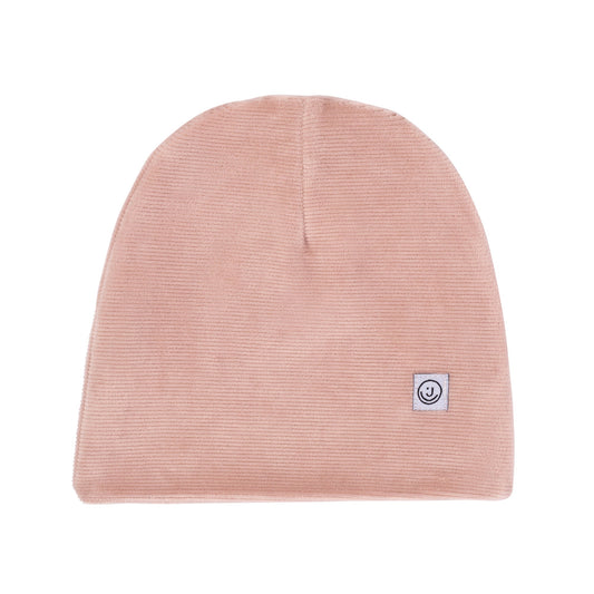 Velvet Ribbed Beanie