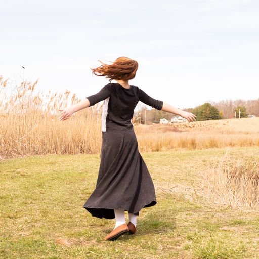 Corkscrew Maxi Skirt