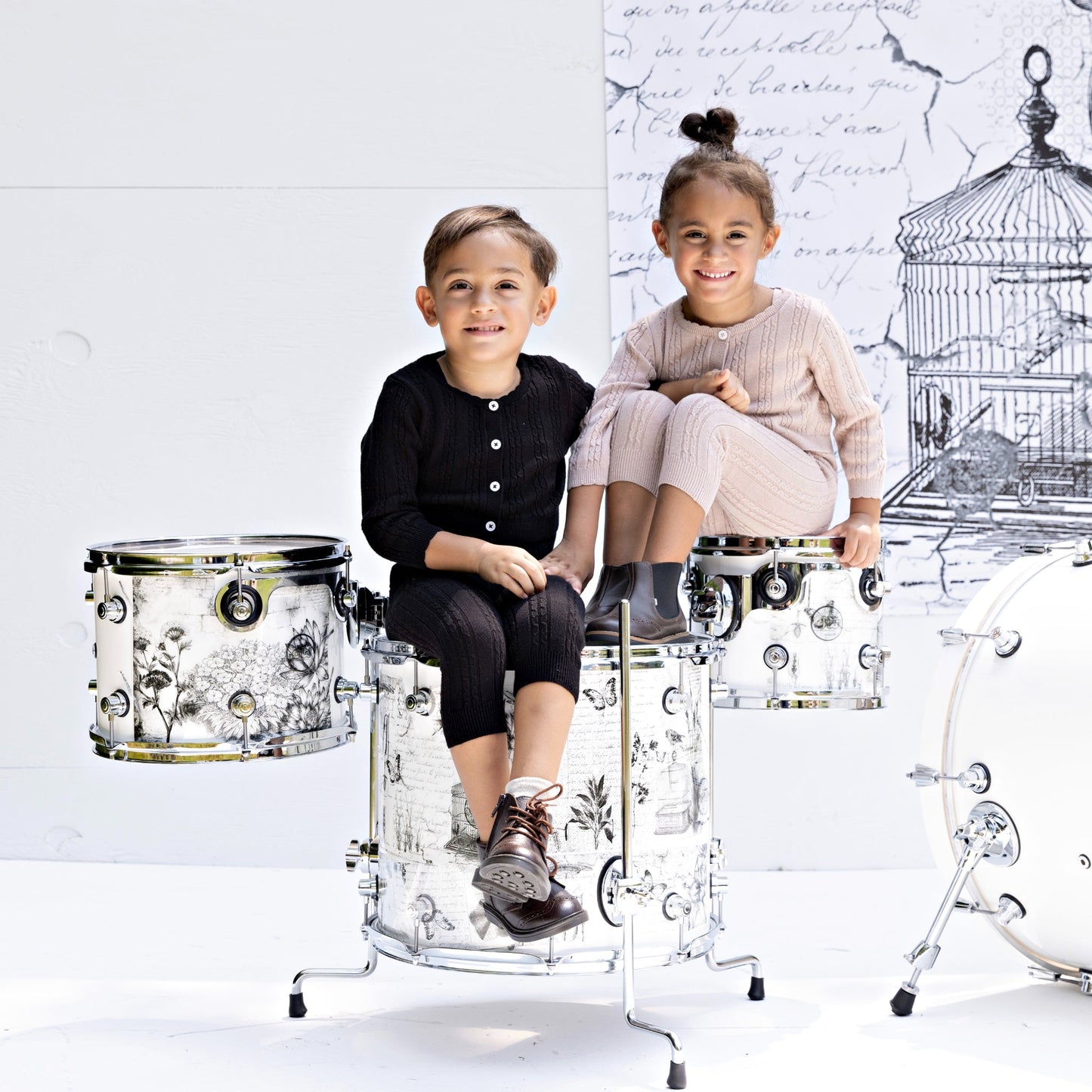 Sweater Knit Overalls