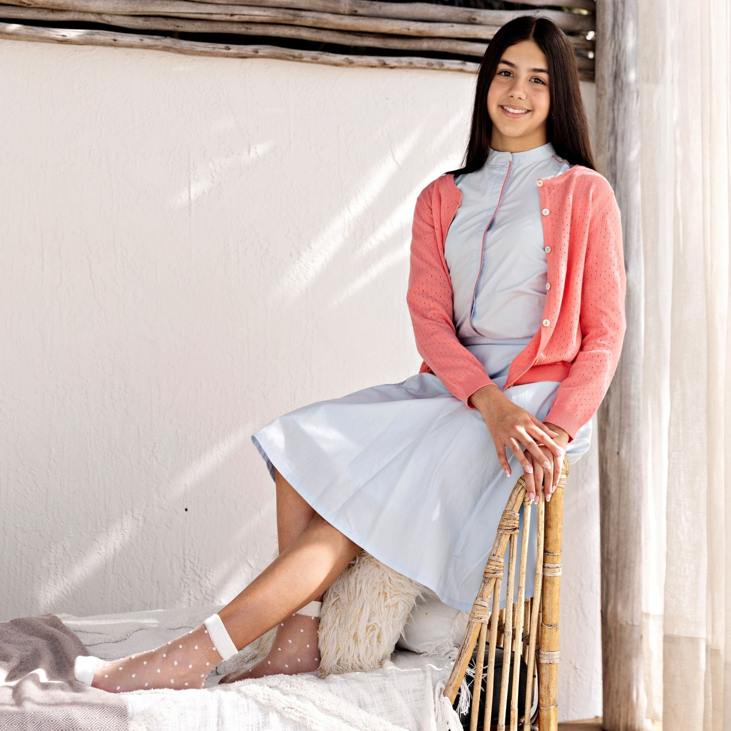 Pointelle Cardigan