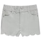 Scalloped Biker Shorts