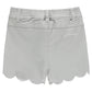 Scalloped Biker Shorts