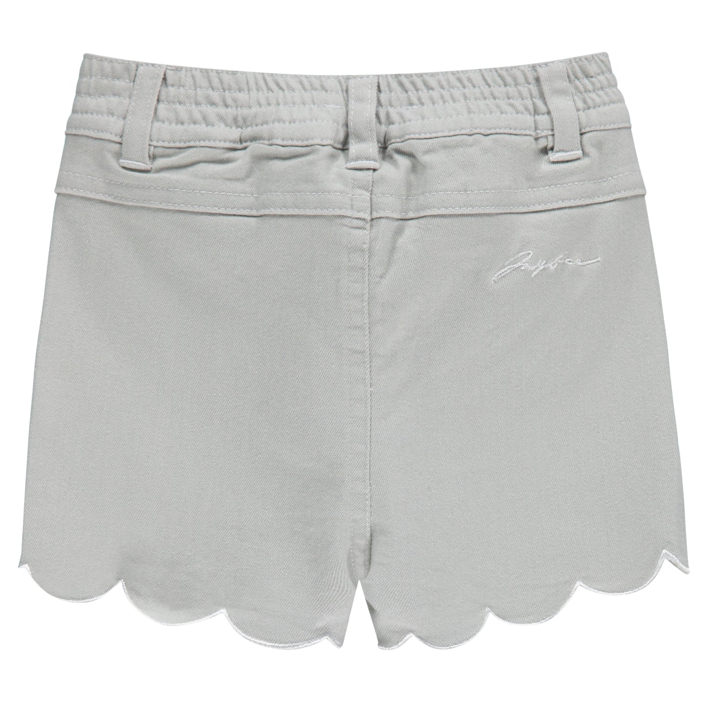 Scalloped Biker Shorts