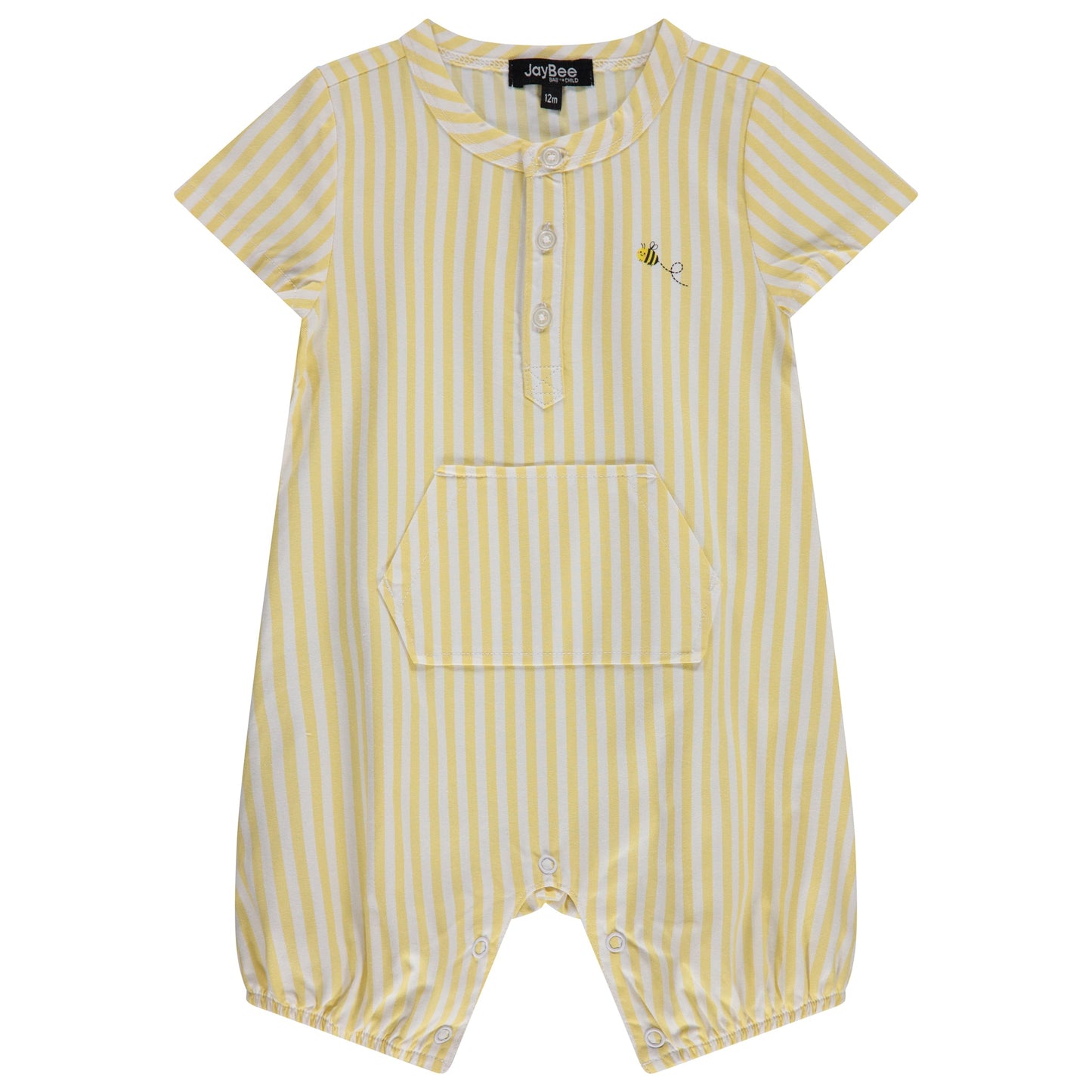 Striped Henley Romper