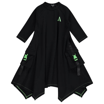 Neon Buckle Dress