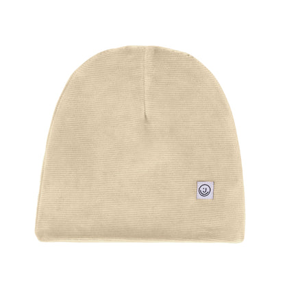 Velvet Ribbed Beanie