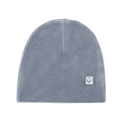 Velvet Ribbed Beanie